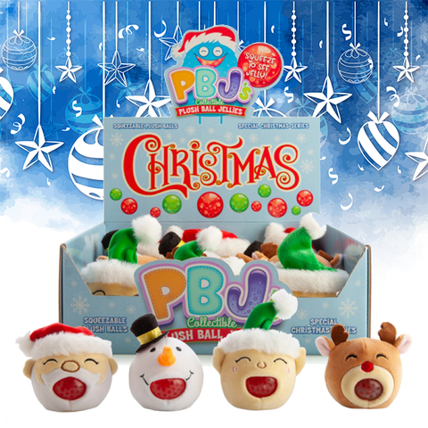 PBJ's Plush Ball Jellies - Christmas Edition