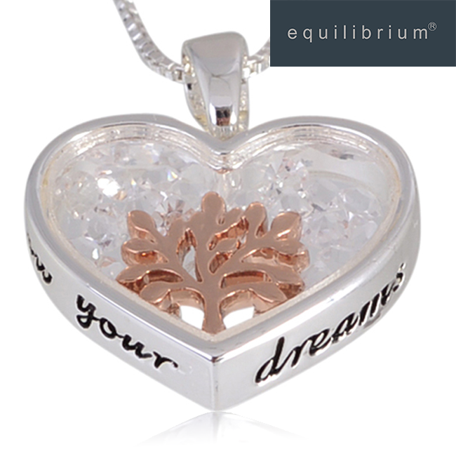 Equilibrium Crystal Sentimental Necklace - Follow Your Dreams