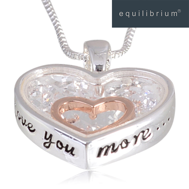 Equilibrium Crystal Sentimental Necklace - Love You More