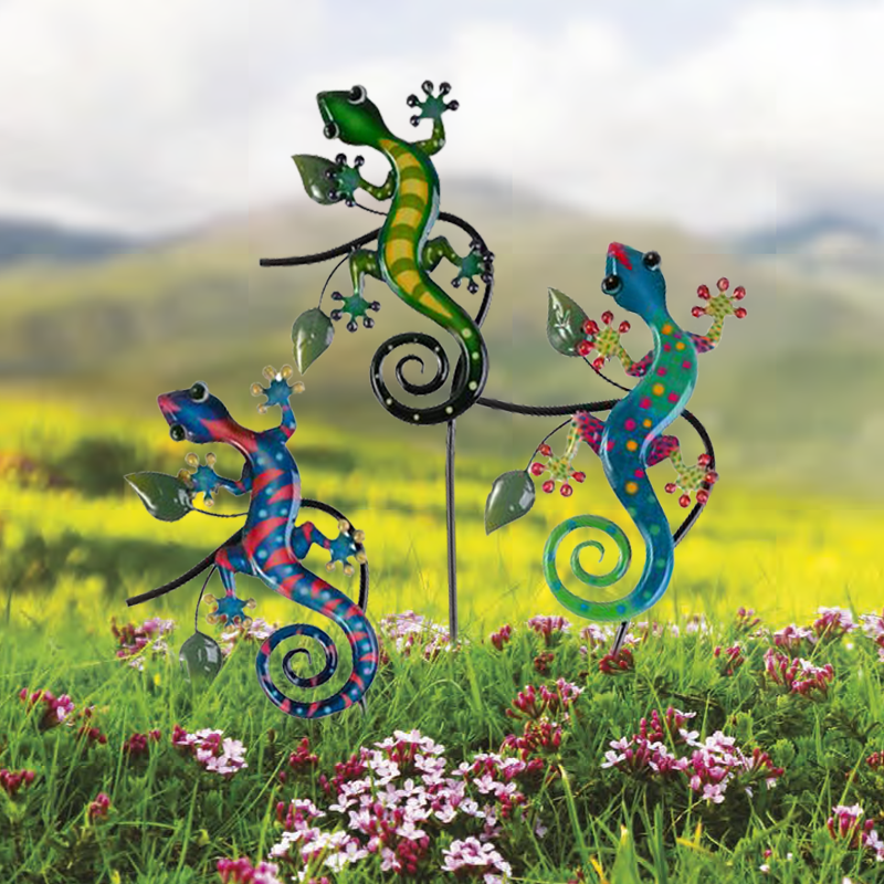 Gorgeous Gecko Garden Stakes