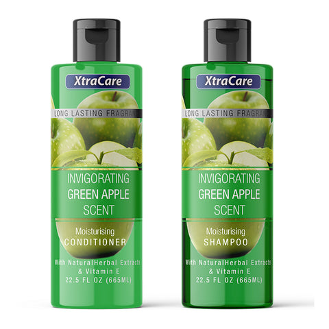 XtraCare  Invigorating Shampoo Green Apple 665ml