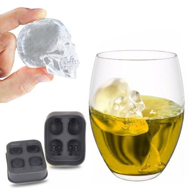 Silicon Skull Ice Cubes