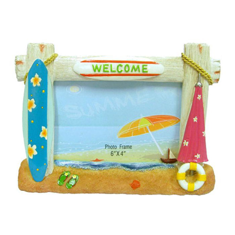 Surfboard Welcome Photo Frame