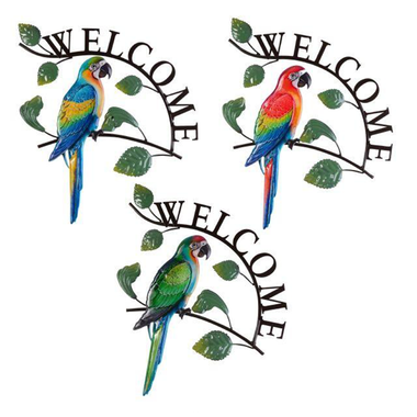 Parrot Welcome Plaque