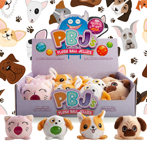 PBJ's Plush Ball Jellies - Pets Collection