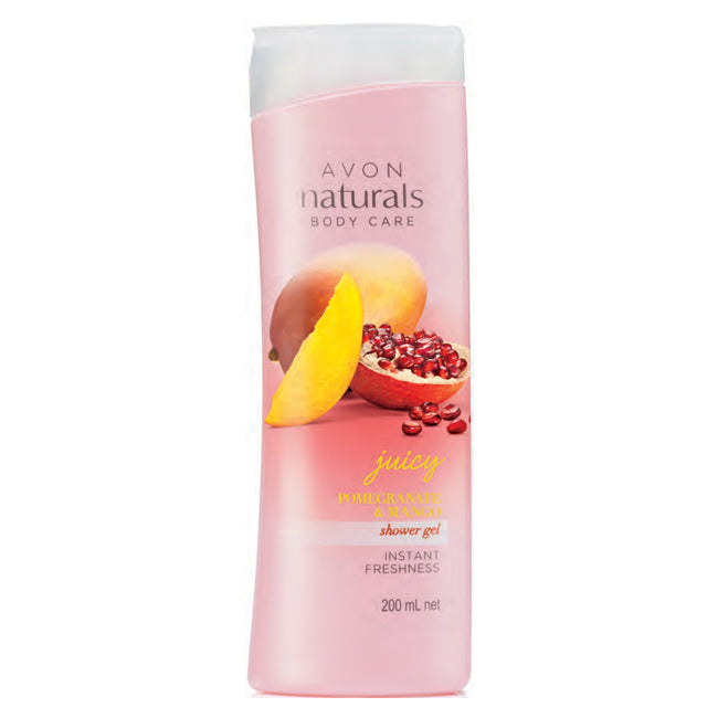 Avon Naturals Shower Gels - Pomegranate & Mango
