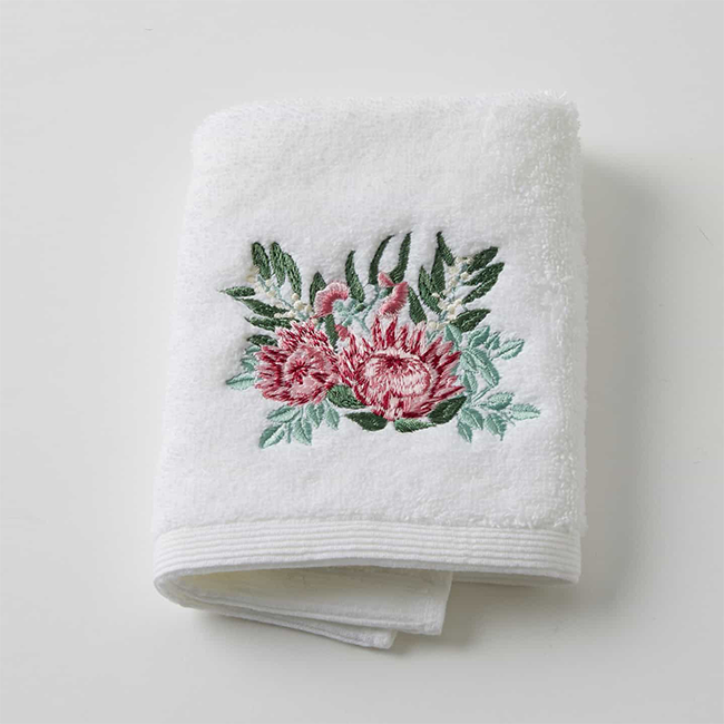 Pilbeam's Protea Face and Hand Towels