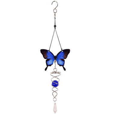 Sassy Butterfly Vortex Spinner with Glass Ball