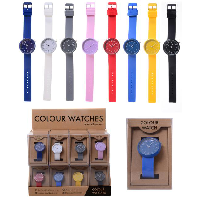 Colourful Silicon Strap Watches
