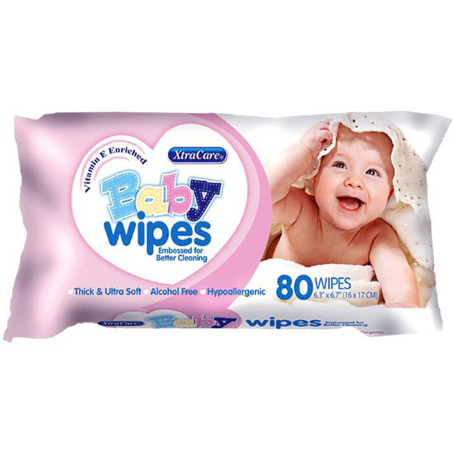 Xtracare Baby Wipes - Vitamin E 80pk