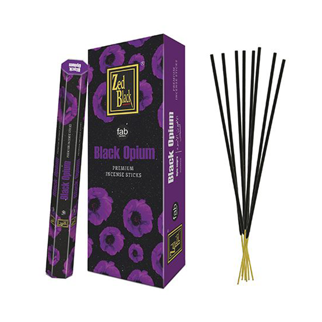 Zed Black Fab Perfumed Incense Sticks - Black Opium