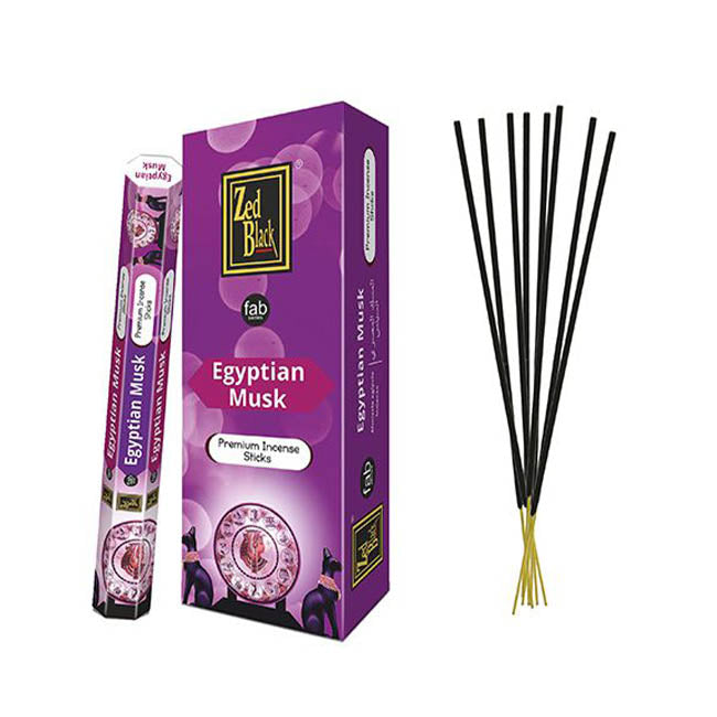 Zed Black Fab Perfumed Incense Sticks - Egyptian Musk