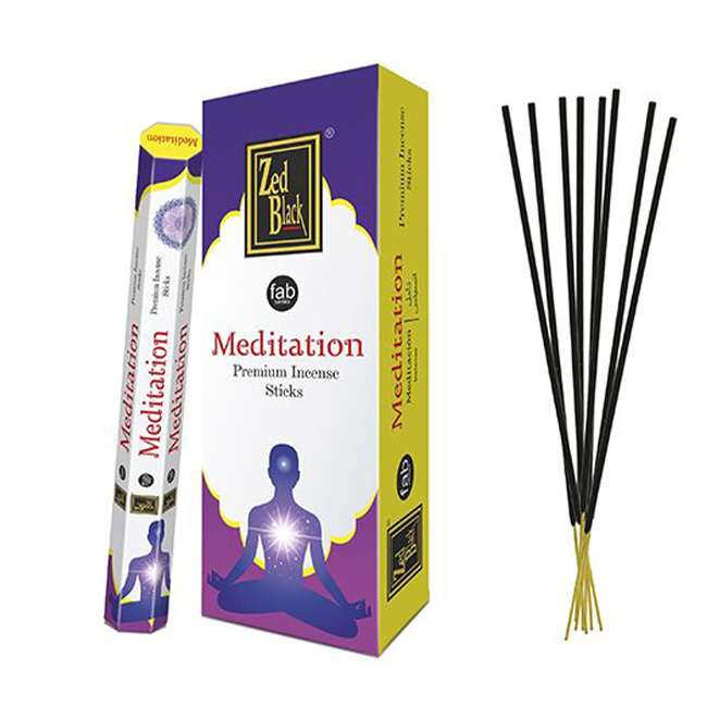 Zed Black Fab Perfumed Incense Sticks - Meditation