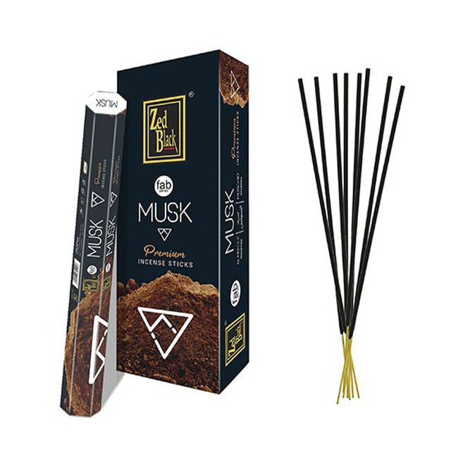 Zed Black Fab Perfumed Incense Sticks - Musk
