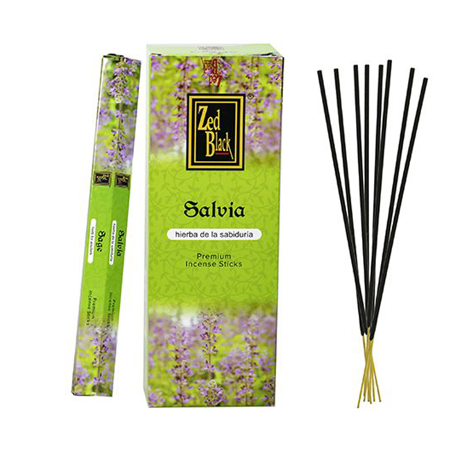 Zed Black Fab Perfumed Incense Sticks - Sage