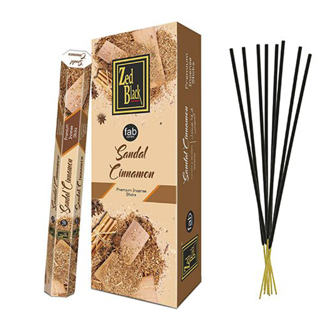 Zed Black Fab Perfumed Incense Sticks - Sandal Cinnamon