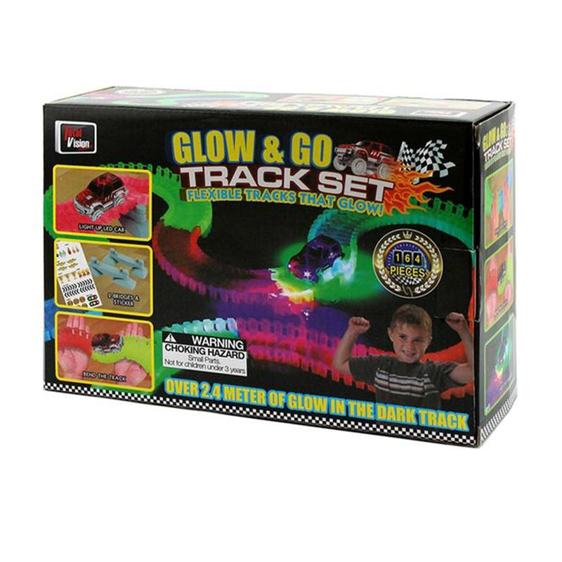 Glow & Go Track Set - Flexible Tracks That Glow