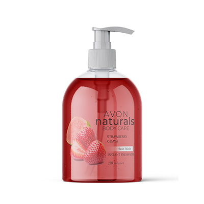 Avon Naturals Hand Wash - Strawberry & Guava